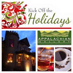 Appalachian Gallery - Start your holiday gift shopping in a delightful way at our WV Holiday Open House -- Sat. Nov. 12th, 11 - 4 -- sales, refreshments, crafters