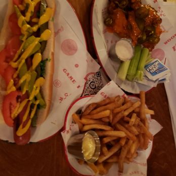 Game Room - Chicago dog, Buffalo wings and fries. - Cocktail Bars Near Me - Chicago, Illinois