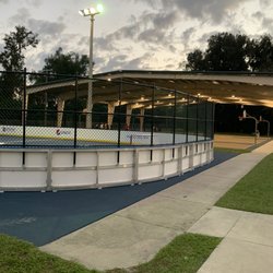 Ruskin Park & Recreation Center - Outdoor hockey and covered basketball courts