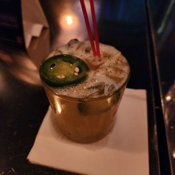 Therapy Lounge - Jalapeño Mango margarita - Cafes Near Me - Atlanta, Georgia Therapy Lounge - Jalapeño Mango margarita - Cafes Near Me - Atlanta, Georgia