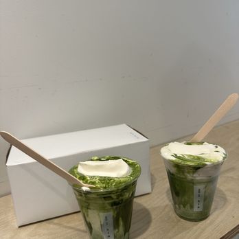 Kin Bakeshop - Matcha Einspanner x 2 - Donuts Near Me - Santa Barbara, California Kin Bakeshop - Matcha Einspanner x 2 - Donuts Near Me - Santa Barbara, California
