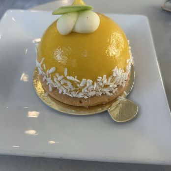 Faubourg - Mango Yuzu Mousse Cake - Cafes Near Me - Vancouver, British Columbia