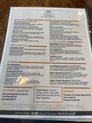 Menu photo 8 Sergio's Cantina Lahaina, HI Menu photo 8 Sergio's Cantina Lahaina, HI
