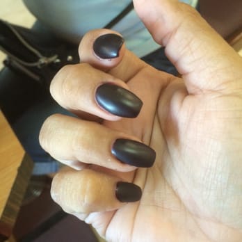 10 Perfect Nails - Love, love, love my blood red coffin nails!!! - Nail Salons Near Me - Tracy, California