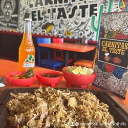Carnitas EL Taste Foothills - Pound of Carnitas served with 10 tortillas