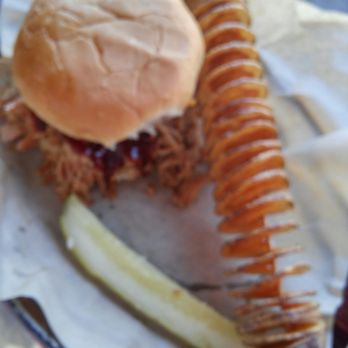 RelicRoad Brewing - Today's special...pulled pork sandwich. The BBC sauce has just enough spice. - Breweries Near Me - Winslow, Arizona RelicRoad Brewing - Today's special...pulled pork sandwich. The BBC sauce has just enough spice. - Breweries Near Me - Winslow, Arizona