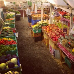 The Vegetable Man Produce - A view from above.