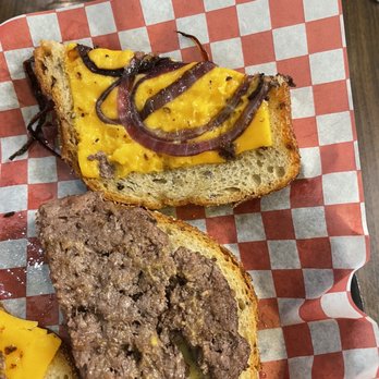 Bob's Big Boy Broiler - Very badly made Patty Melt Burger - American Near Me - Downey, California
