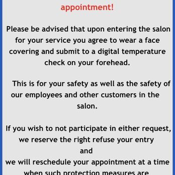 Heirloom Salon - Salon claims to abide by health safety measures but doesn't. Asks patrons to wear face coverings. No temp check done either - Hair Salons Near Me - Pineville, North Carolina