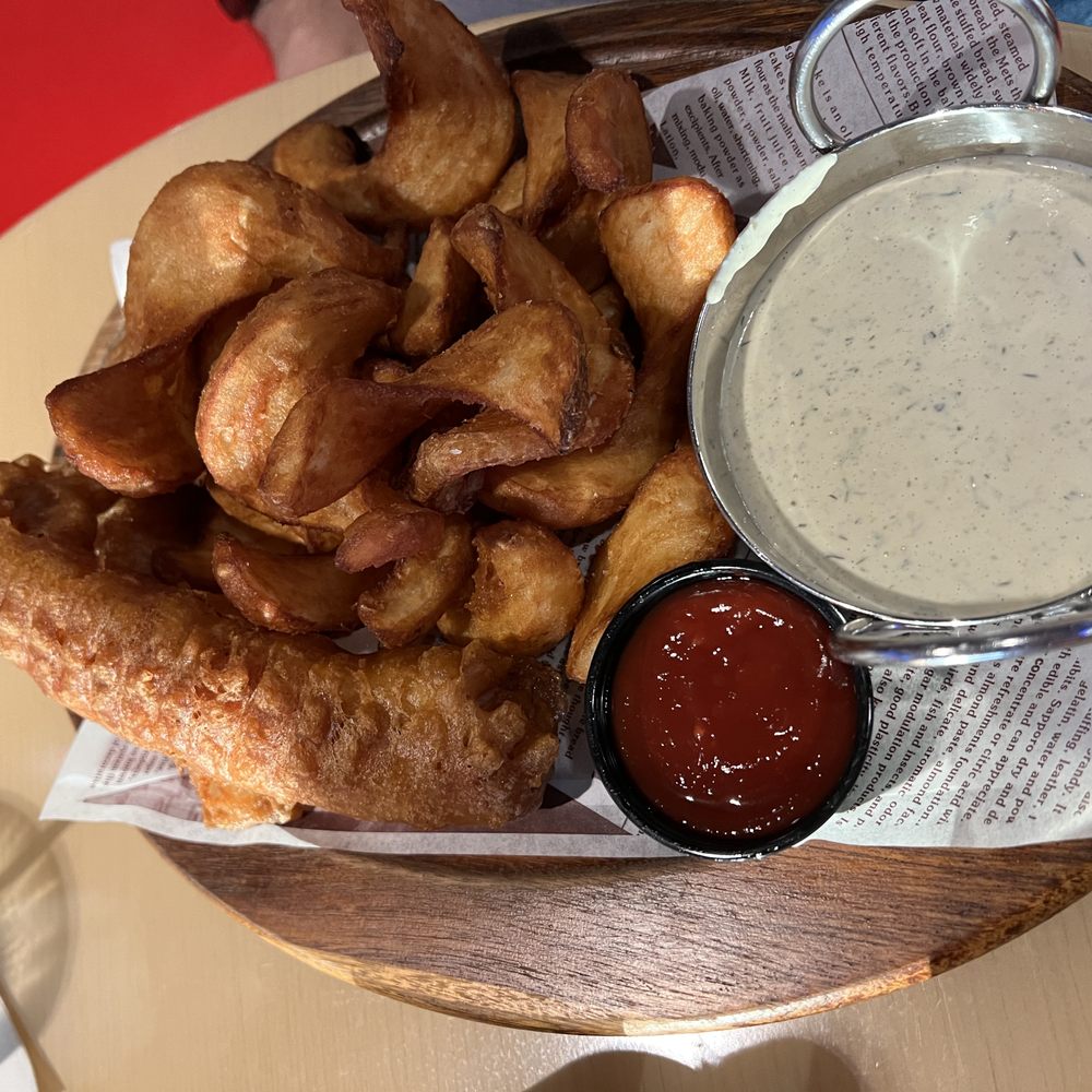 Top Draft - Fish and chips meal. - Sports Bars Near Me - Atlanta, Georgia Top Draft - Fish and chips meal. - Sports Bars Near Me - Atlanta, Georgia