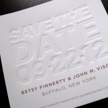 French Press - letterpress save the date - Graphic Design Near Me - Pittsford, New York French Press - letterpress save the date - Graphic Design Near Me - Pittsford, New York