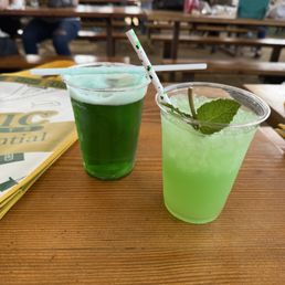 During st pattys. They ran out of green dye but beer was still delicious.