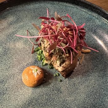 Seven Reasons - Sweetbread Tare, aji caraqueño mojo, chives - Latin American Near Me - Washington, DC, District of Columbia Seven Reasons - Sweetbread Tare, aji caraqueño mojo, chives - Latin American Near Me - Washington, DC, District of Columbia