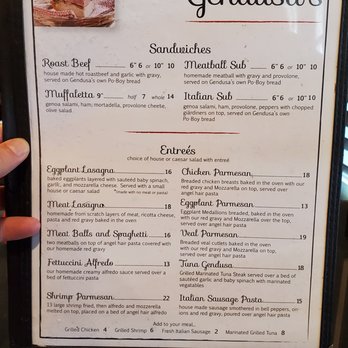 Gendusa's Italian Market - Menu2 - Italian Near Me - Kenner, Louisiana Gendusa's Italian Market - Menu2 - Italian Near Me - Kenner, Louisiana