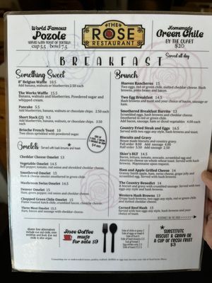 Menu photo 3 The Rose Pagosa Springs, CO Menu photo 3 The Rose Pagosa Springs, CO