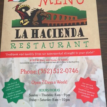 La Hacienda - Great authentic Mexican food - Mexican Near Me - Ocala, Florida La Hacienda - Great authentic Mexican food - Mexican Near Me - Ocala, Florida