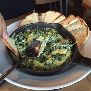 Bungalow Bar - Artichoke &Spinach with Pita. - American Near Me - Seaside, New York Bungalow Bar - Artichoke &Spinach with Pita. - American Near Me - Seaside, New York