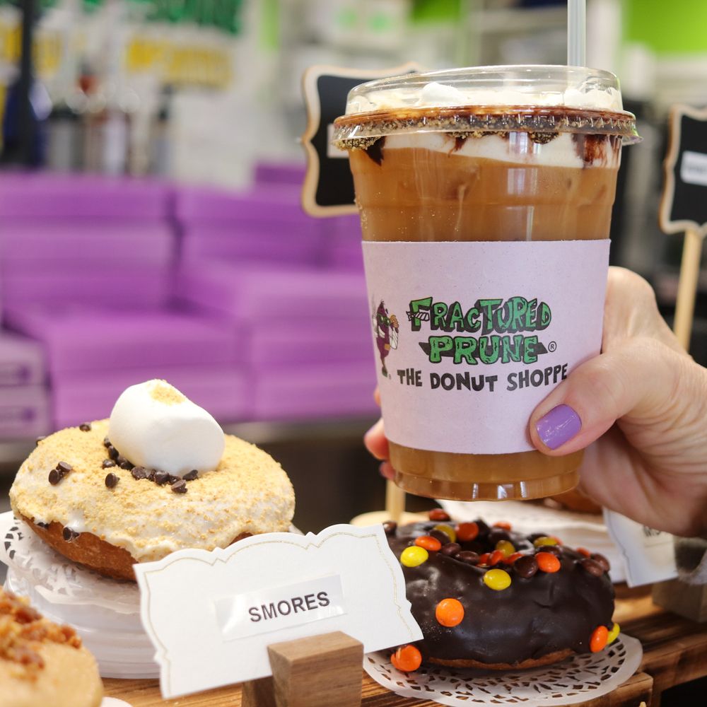 Fractured Prune Donuts Logo