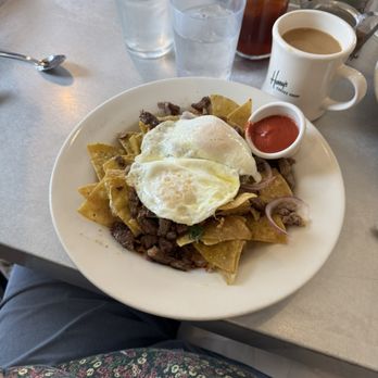 Harry's Coffee Shop - Chilaquiles w/ Carne Asada - Breakfast & Brunch Near Me - Del Mar, California