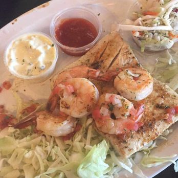 Tin Fish - Grilled mahi and shrimp with coleslaw!! - New American Near Me - Sunrise, Florida Tin Fish - Grilled mahi and shrimp with coleslaw!! - New American Near Me - Sunrise, Florida