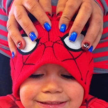 Q Nails & Spa - The things you do for your son who loves Spider-Man. Spider-Man nail art courtesy of Tiffany!!! - Nail Salons Near Me - Henderson, Nevada Q Nails & Spa - The things you do for your son who loves Spider-Man. Spider-Man nail art courtesy of Tiffany!!! - Nail Salons Near Me - Henderson, Nevada