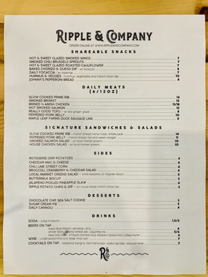 Menu photo 8 Ripple & Company Lafayette, IN Menu photo 8 Ripple & Company Lafayette, IN