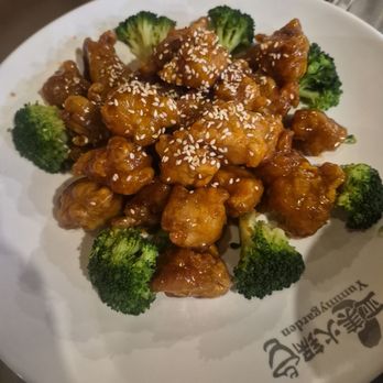Yummy Garden Hot Pot - Sesame chicken perfectly cooked chicken coating not crispy - Chinese Near Me - Rochester, New York Yummy Garden Hot Pot - Sesame chicken perfectly cooked chicken coating not crispy - Chinese Near Me - Rochester, New York