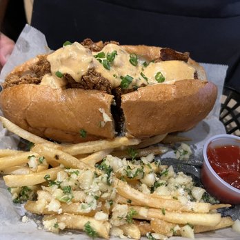 Backyard Bayou - Po Boy with oysters  an excellent choice - Cajun/Creole Near Me - Union City, California