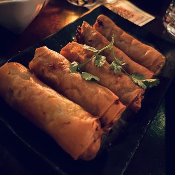 Three Dots and A Dash - Spring Rolls - Asian Fusion Near Me - Chicago, Illinois Three Dots and A Dash - Spring Rolls - Asian Fusion Near Me - Chicago, Illinois
