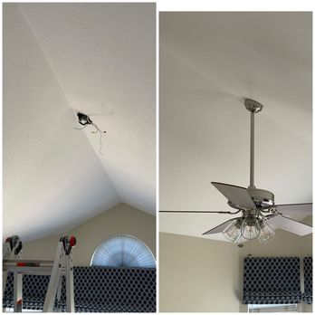 Apex Property Experts - Need a ceiling fan where there isn't one? Call us!!!!! - General Contractors Near Me Apex Property Experts - Need a ceiling fan where there isn't one? Call us!!!!! - General Contractors Near Me