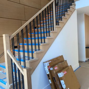 Element Home Remodeling - A picture of the staircase that I took when we were about to to move back in - General Contractors Near Me - Mountain View, California