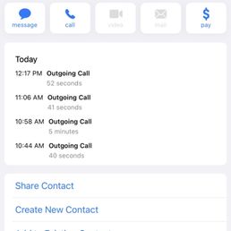 Me attempting to contact
