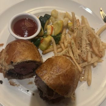 Hy's Steak House - Beef Wellington ($92.00) and a side of truffle fries ($6.00) as of 11/23/24. - Steakhouses Near Me - Honolulu, Hawaii Hy's Steak House - Beef Wellington ($92.00) and a side of truffle fries ($6.00) as of 11/23/24. - Steakhouses Near Me - Honolulu, Hawaii