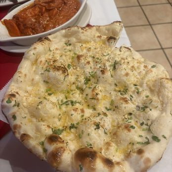 Taj Mahal Grill - Garlic Naan - Indian Near Me - Kennesaw, Georgia