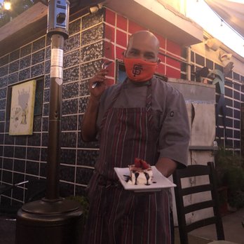 Federicos Grill - Our lovely waiter - Wine Bars Near Me - Fremont, California