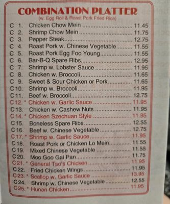 Menu photo 3 China Restaurant New Smyrna Beach, FL