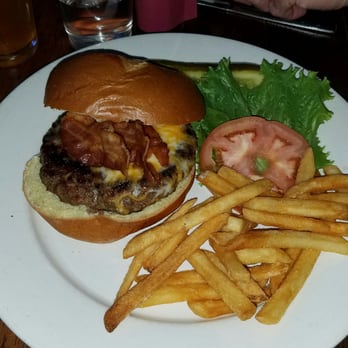 The Exchange - Frozen burger..  with again, barely any fries??? - American Near Me - Rockaway, New Jersey