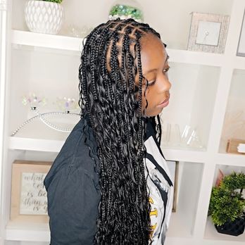 Hair By Farah - Smedium Boho Braids Waist Length - Hair Stylists Near Me - Pflugerville, Texas Hair By Farah - Smedium Boho Braids Waist Length - Hair Stylists Near Me - Pflugerville, Texas