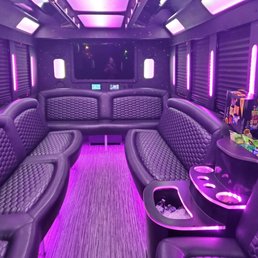 Inside our party bus...beautiful! Inside our party bus...beautiful!