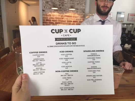 Menu photo 6 Cup to Cup Cafe Savannah, GA
