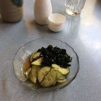 Miyuki Restaurant - Cucumber salad with seaweed refreshing - Sushi Bars Near Me - Watsonville, California Miyuki Restaurant - Cucumber salad with seaweed refreshing - Sushi Bars Near Me - Watsonville, California