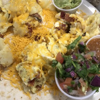 Carolyn's Cafe - Breakfast tacos with bacon - Breakfast & Brunch Near Me - Redlands, California
