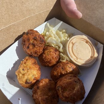 One Love - Conch fritters and spicy aioli - Food Trucks Near Me - Key West, Florida One Love - Conch fritters and spicy aioli - Food Trucks Near Me - Key West, Florida
