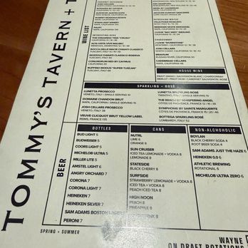 Tommy’s Tavern + Tap - Aug'26 Menu - Wine Bars Near Me - Wayne, New Jersey Tommy’s Tavern + Tap - Aug'26 Menu - Wine Bars Near Me - Wayne, New Jersey