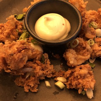 The Alchemist - Calamari lemon mayo sauce - Cocktail Bars Near Me - London, XGL The Alchemist - Calamari lemon mayo sauce - Cocktail Bars Near Me - London, XGL