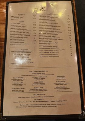 Menu photo 4 Brunos Italian Kitchen Brea, CA