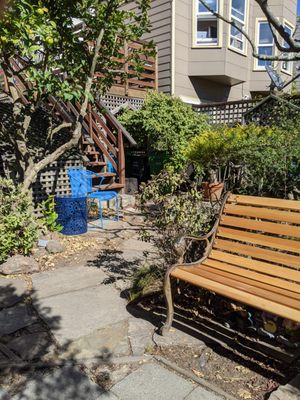 Photo of Bazaar Cafe - San Francisco, CA, US. backyard garden and patio!