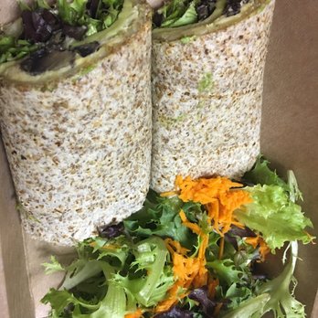 My Organic Corner - Portobello Burger on an Ezekiel Wrap. - Vegetarian Near Me - Weston, Florida My Organic Corner - Portobello Burger on an Ezekiel Wrap. - Vegetarian Near Me - Weston, Florida