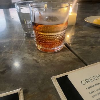Palm Tree Club - Caribbean Smoked Old Fashioned santa teresa 1796 rum, demerara allspice syrup, orange bitters - New American Near Me - Orlando, Florida Palm Tree Club - Caribbean Smoked Old Fashioned santa teresa 1796 rum, demerara allspice syrup, orange bitters - New American Near Me - Orlando, Florida