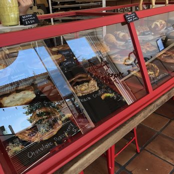 Squabisch - Display case with labeled pretzels. - Pretzels Near Me - Berkeley, California
